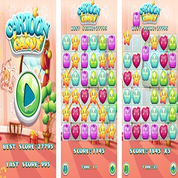 Cartoon Candy - MatCH3 game